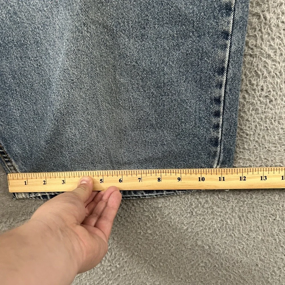 Vintage Levis Shorts Mens 32 Blue Denim 560 Relaxed Orange Tab Bermuda Jorts USA